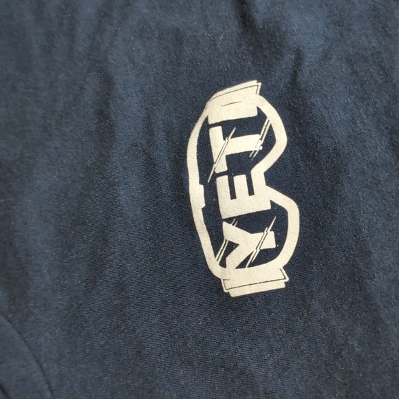 Yeti Built for the Wild Long Sleeve Tee Snowboarding Bear Size XXL in Navy Blue - Picture 2 of 9